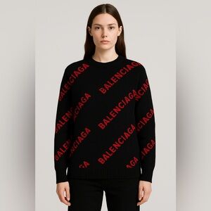 Balenciaga Knit Crew Neck Sweater